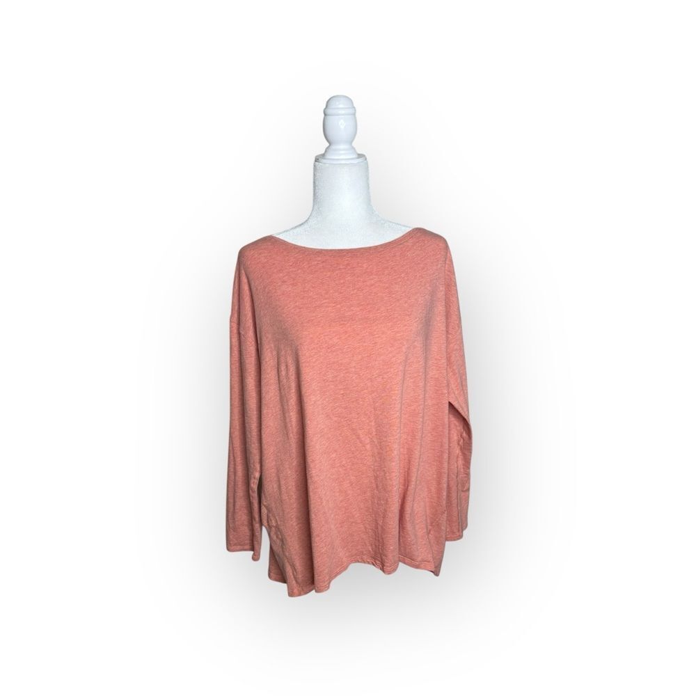 Lululemon Peach Boatneck Top Size 8